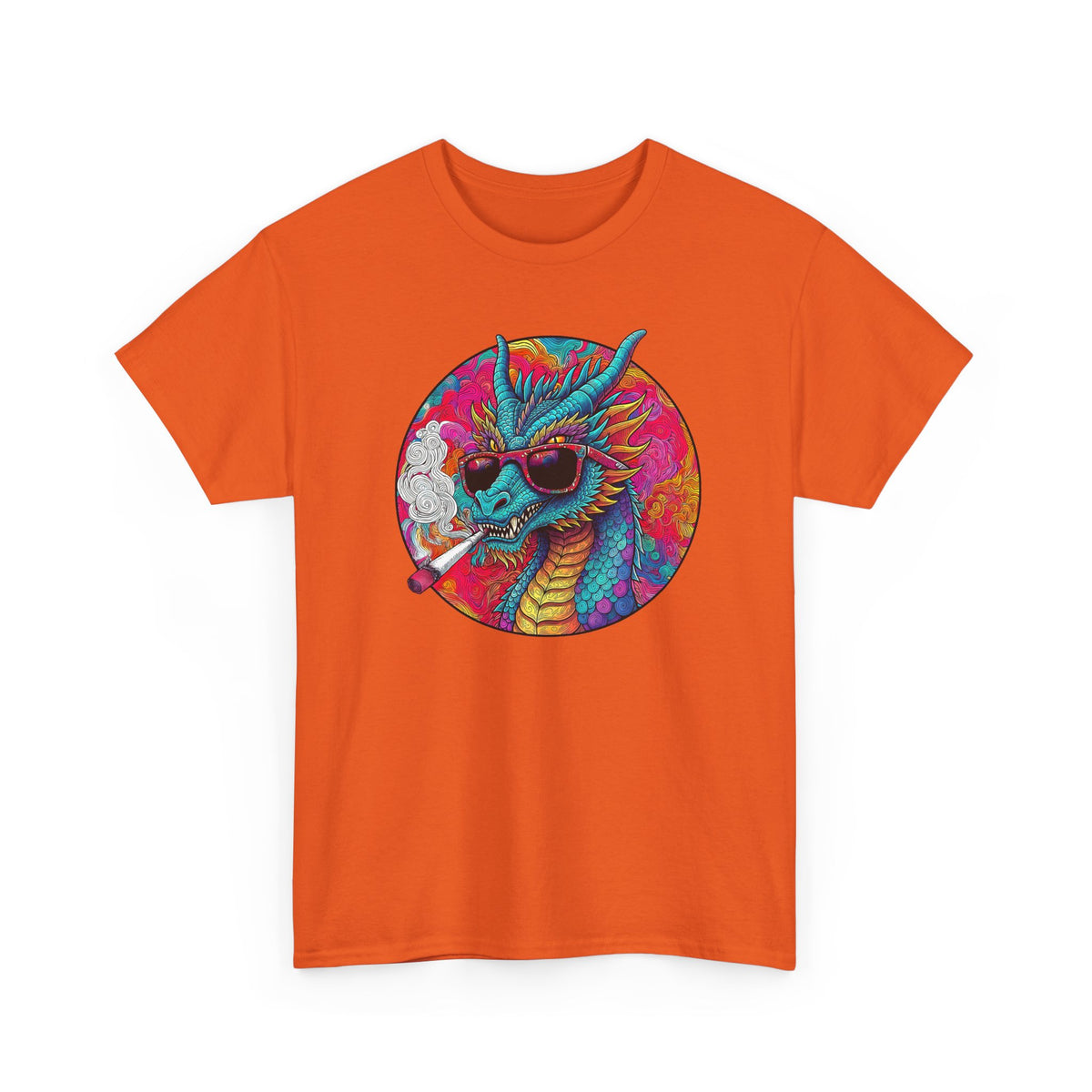 Dragon Puffer Unisex Heavy Cotton Tee