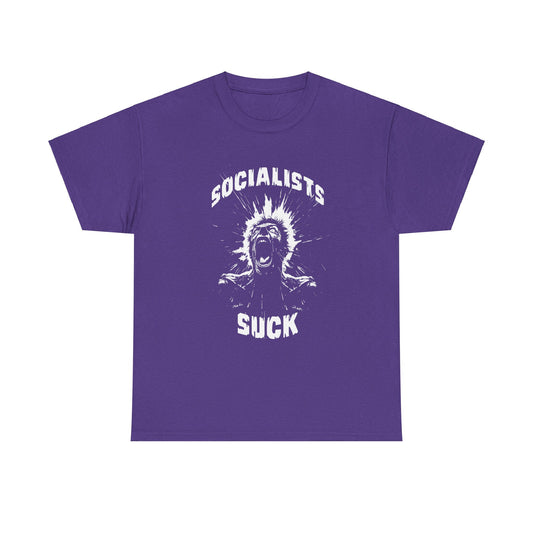 Socialists Suck Unisex Heavy Cotton Tee