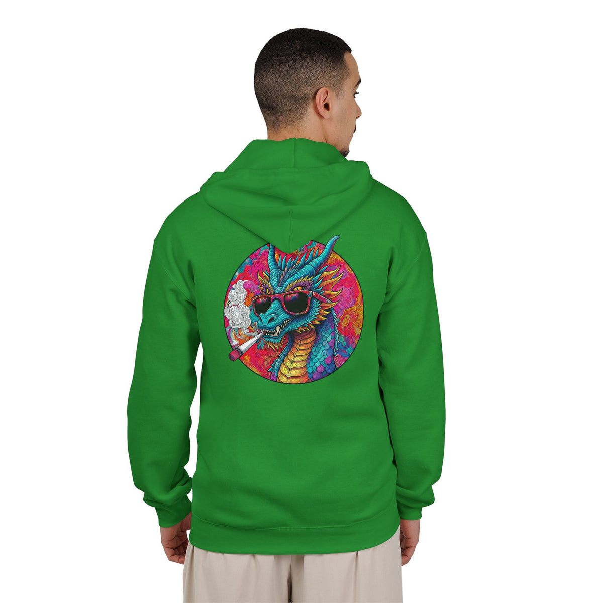 Dragon Puffer Unisex Heavy Blend™ Full Zip Hooded Sweatshirt