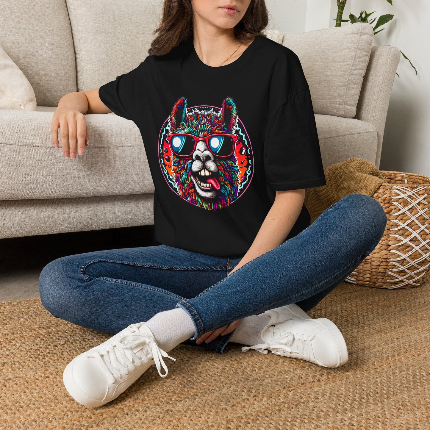 Mama Llama Unisex Softstyle T-Shirt