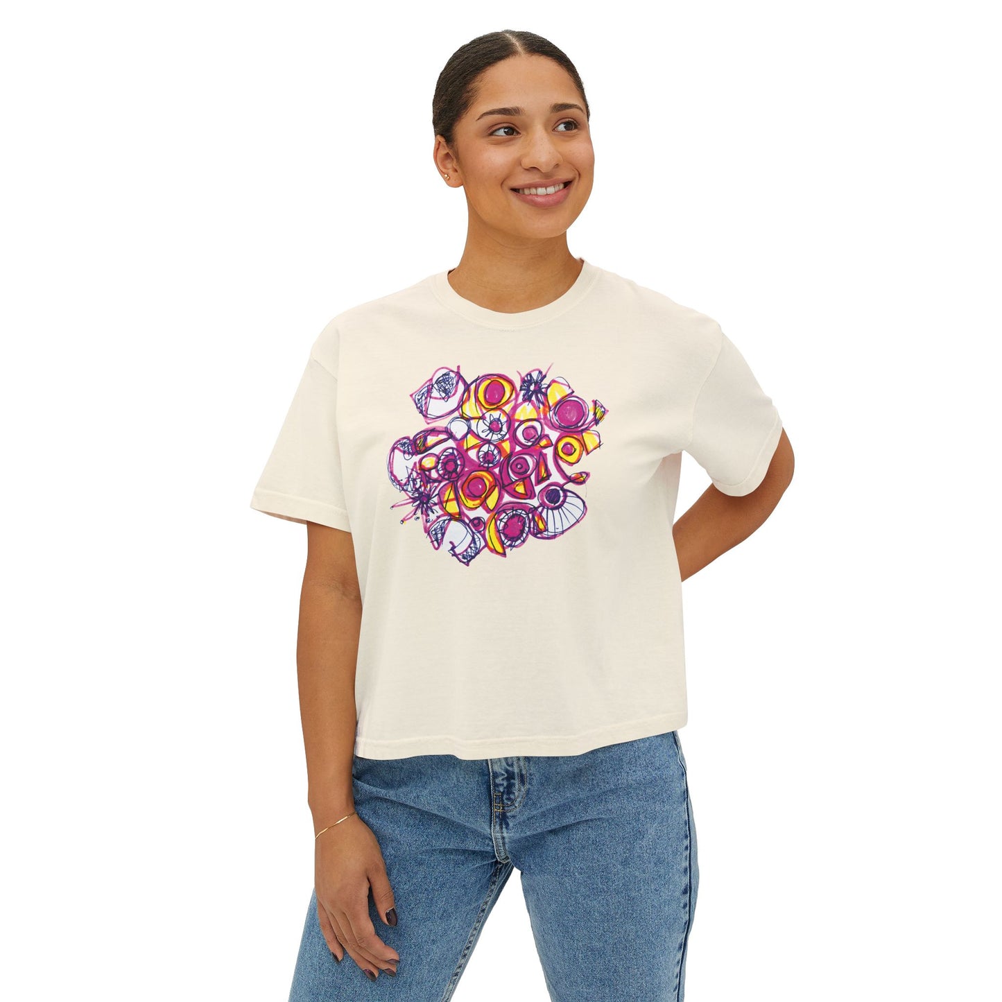 Arty Cloud Women's Boxy Tee