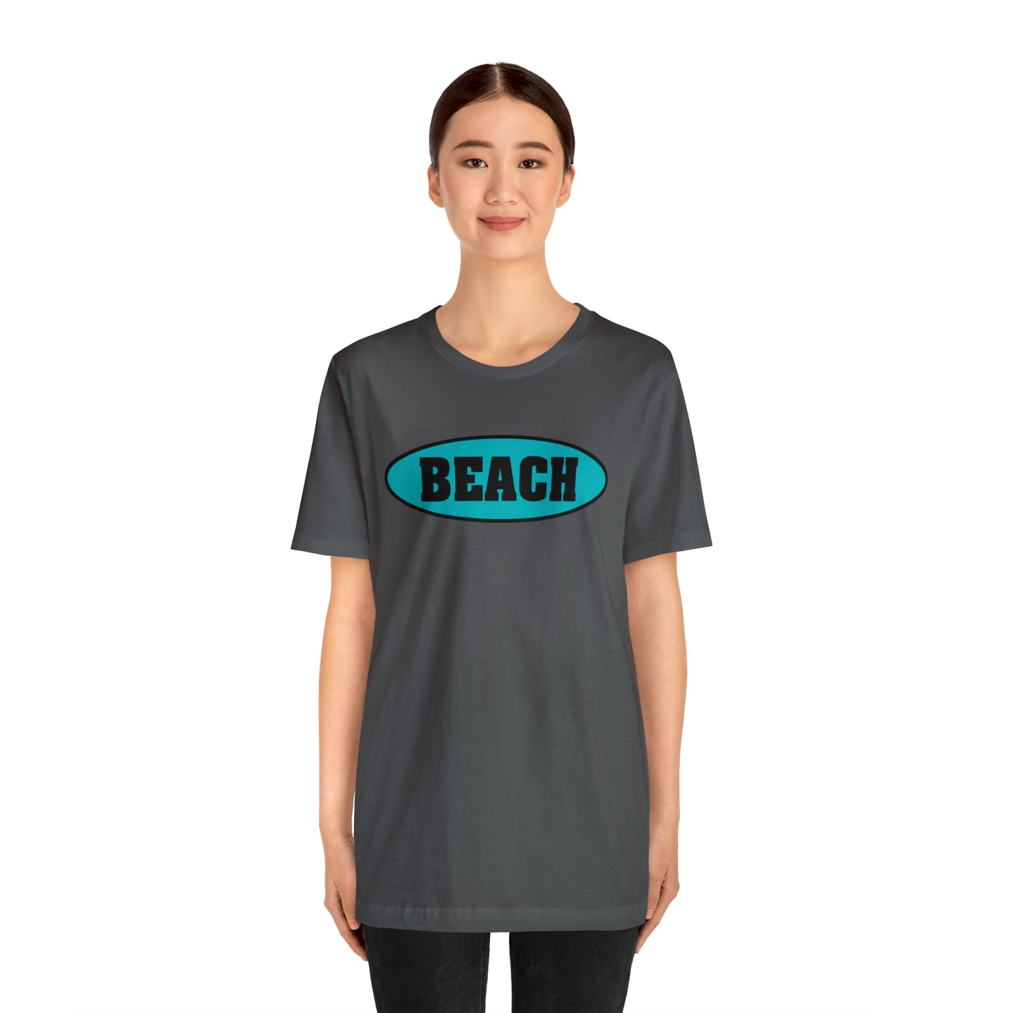 BEACH..Unisex Jersey Short Sleeve Tee