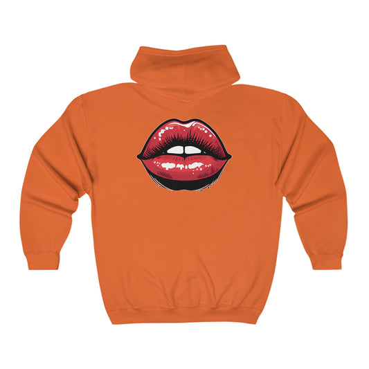 Lippable.  Unisex Heavy Blend™ Full Zip Hooded Sweatshirt