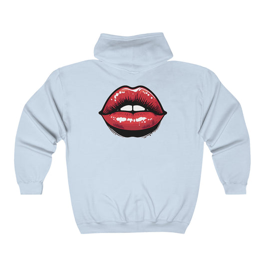 Lippable.  Unisex Heavy Blend™ Full Zip Hooded Sweatshirt