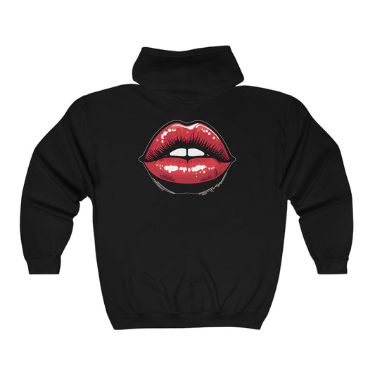 Lippable.  Unisex Heavy Blend™ Full Zip Hooded Sweatshirt