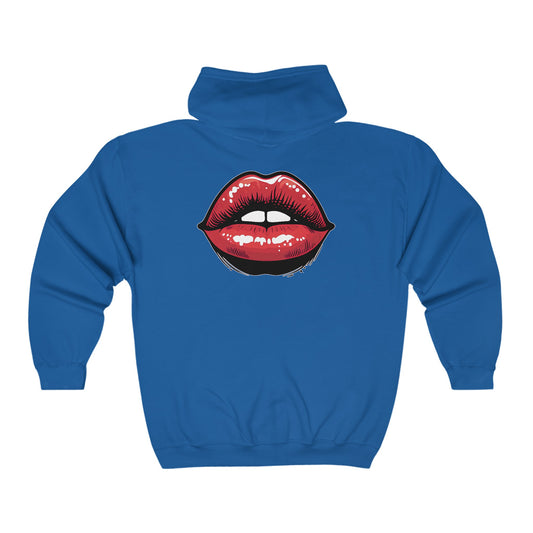 Lippable.  Unisex Heavy Blend™ Full Zip Hooded Sweatshirt