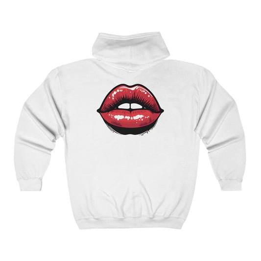 Lippable.  Unisex Heavy Blend™ Full Zip Hooded Sweatshirt