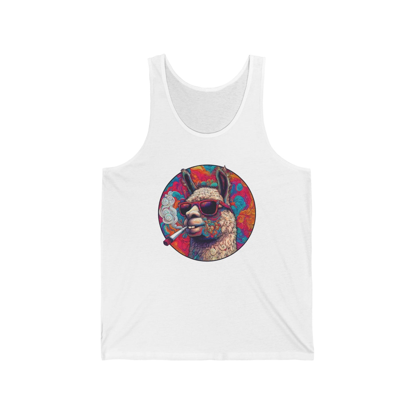 Llama So Happy Unisex Jersey Tank