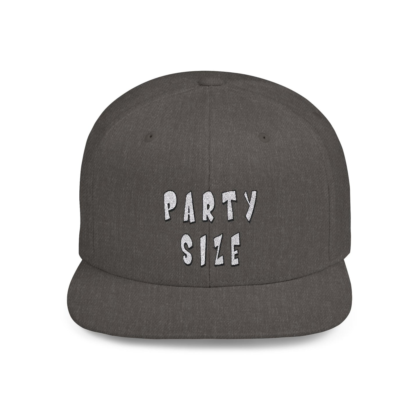 Party Size Flat Bill Snapback