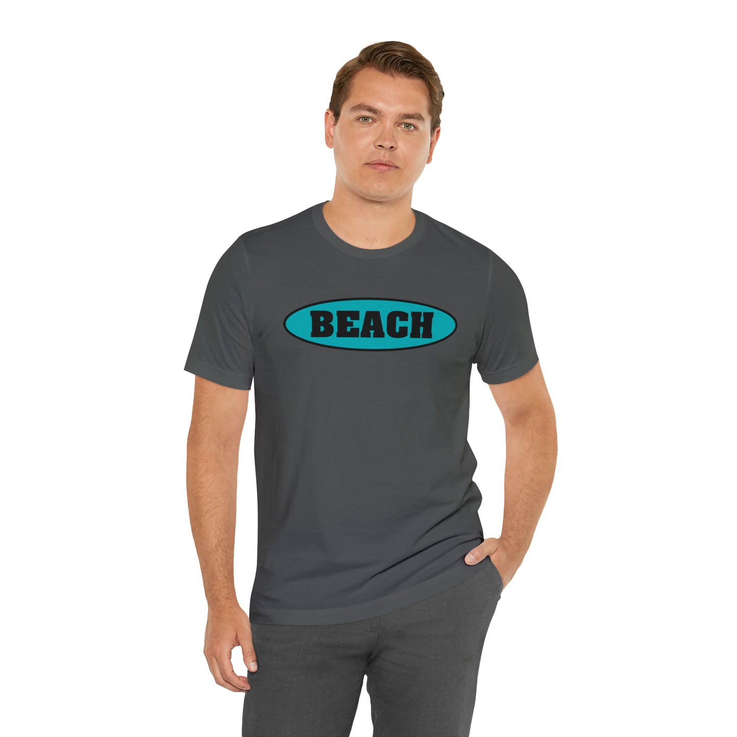 BEACH..Unisex Jersey Short Sleeve Tee