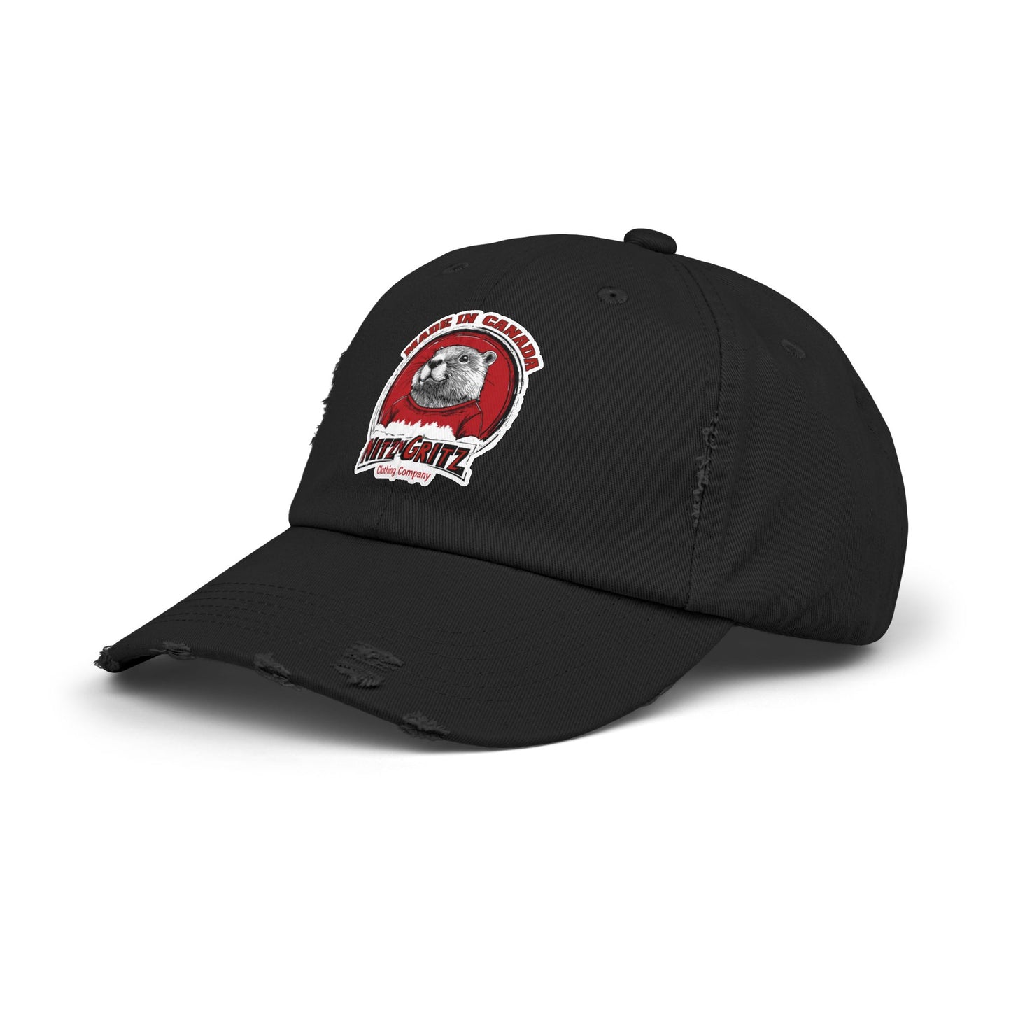 NitznGritz Made in Canada Unisex Distressed Cap