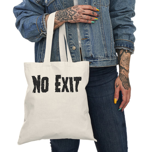 No Exit.  Natural Tote Bag