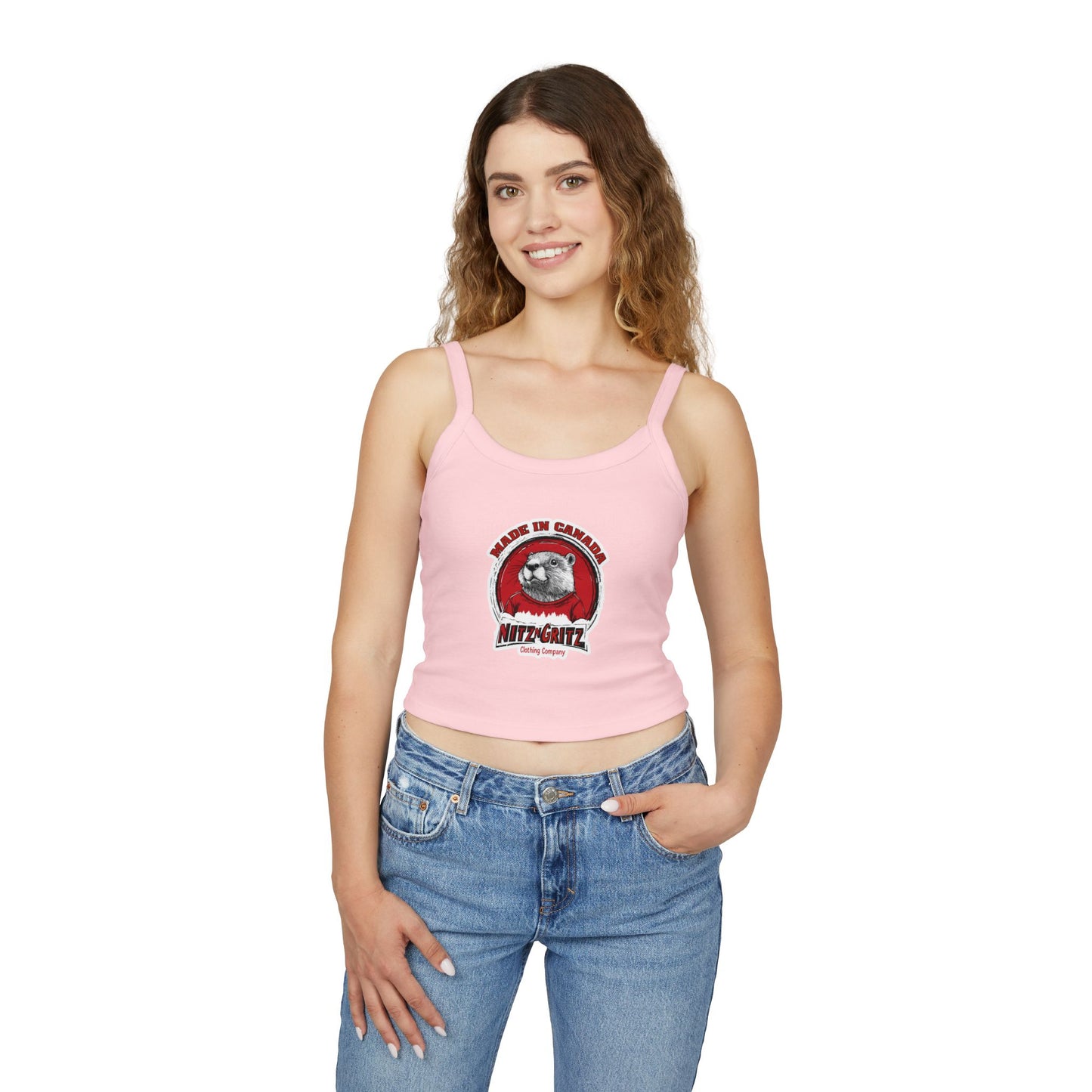 NitznGritz Made in Canada Women's Spaghetti Strap Tank Top