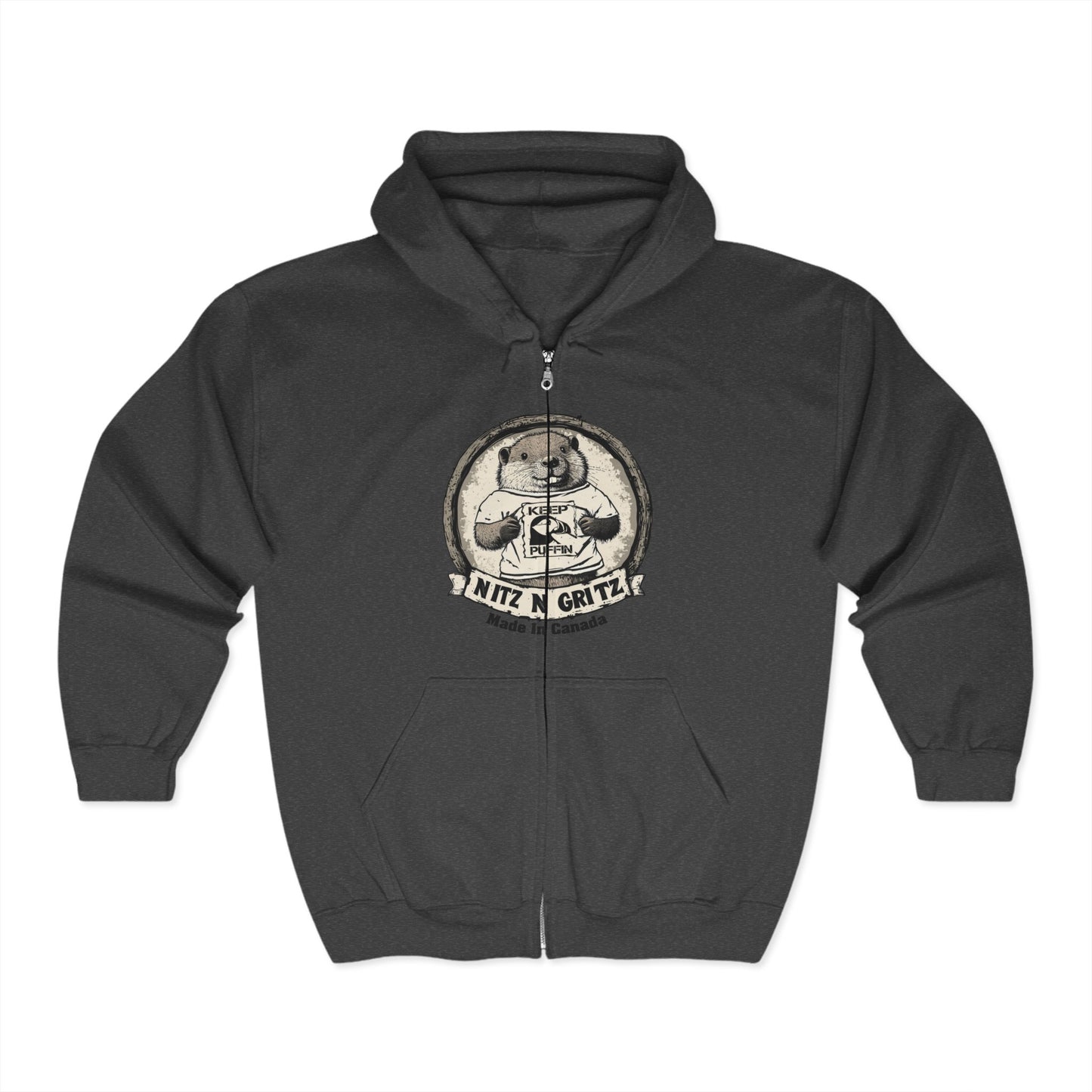 NitznGritz KP Made in Canada Unisex Heavy Blend™ Full Zip Hooded Sweatshirt