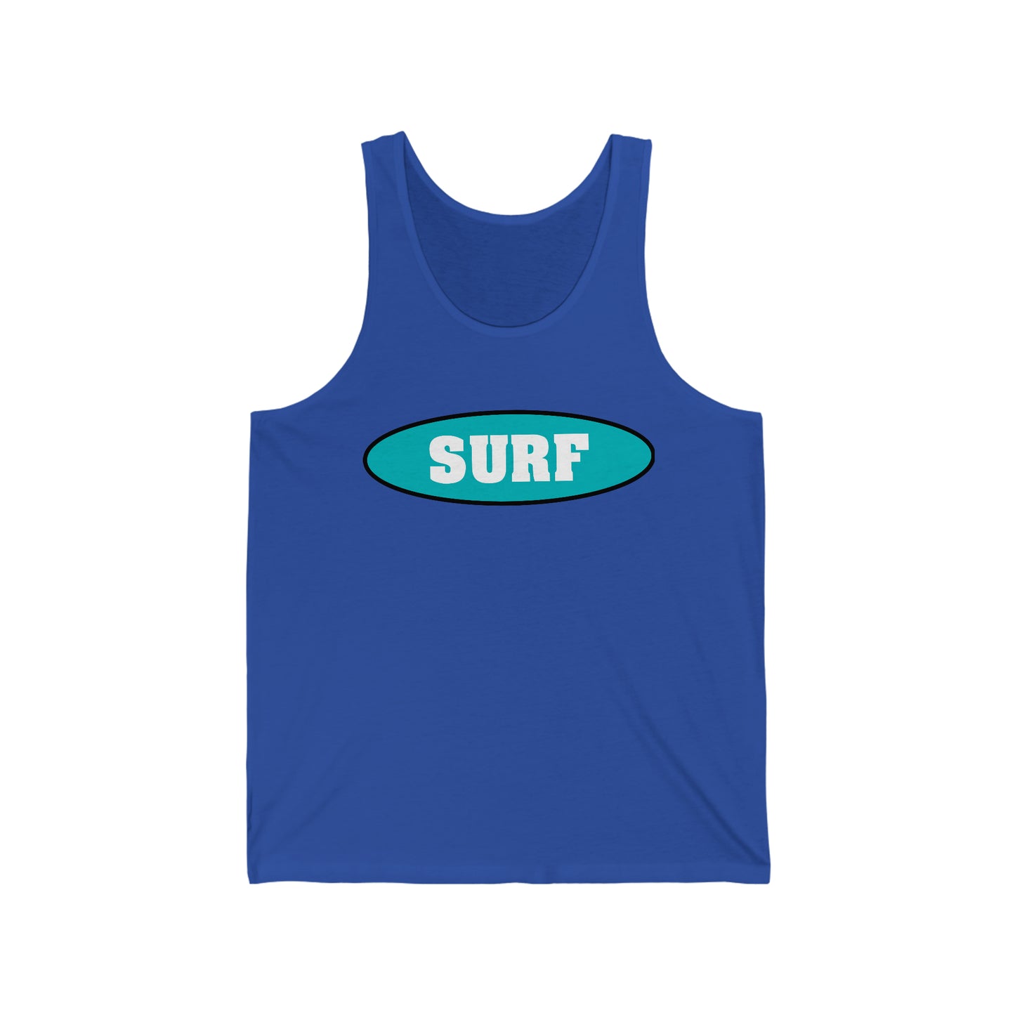 SURF..Unisex Jersey Tank