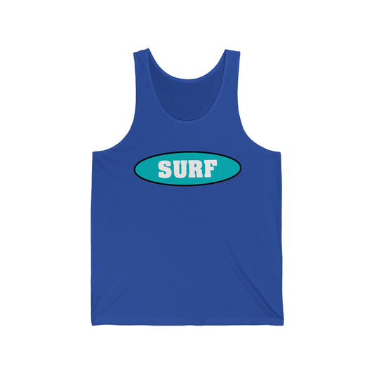 SURF..Unisex Jersey Tank