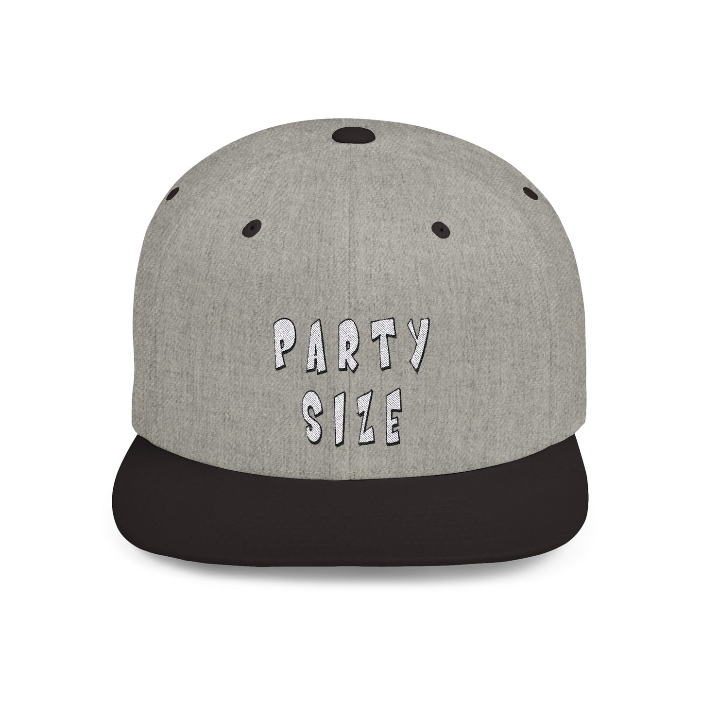 Party Size Flat Bill Snapback