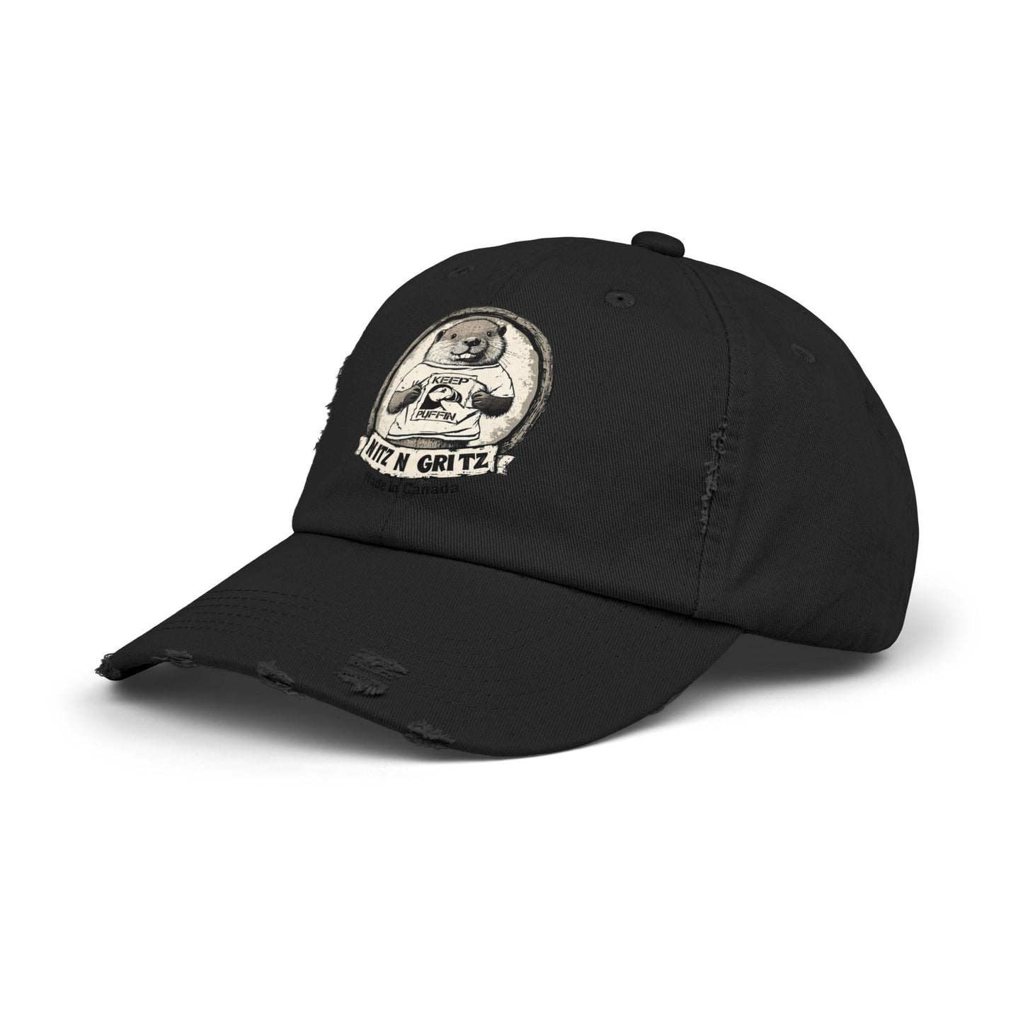 NitznGritz KP Made in Canada Unisex Distressed Cap