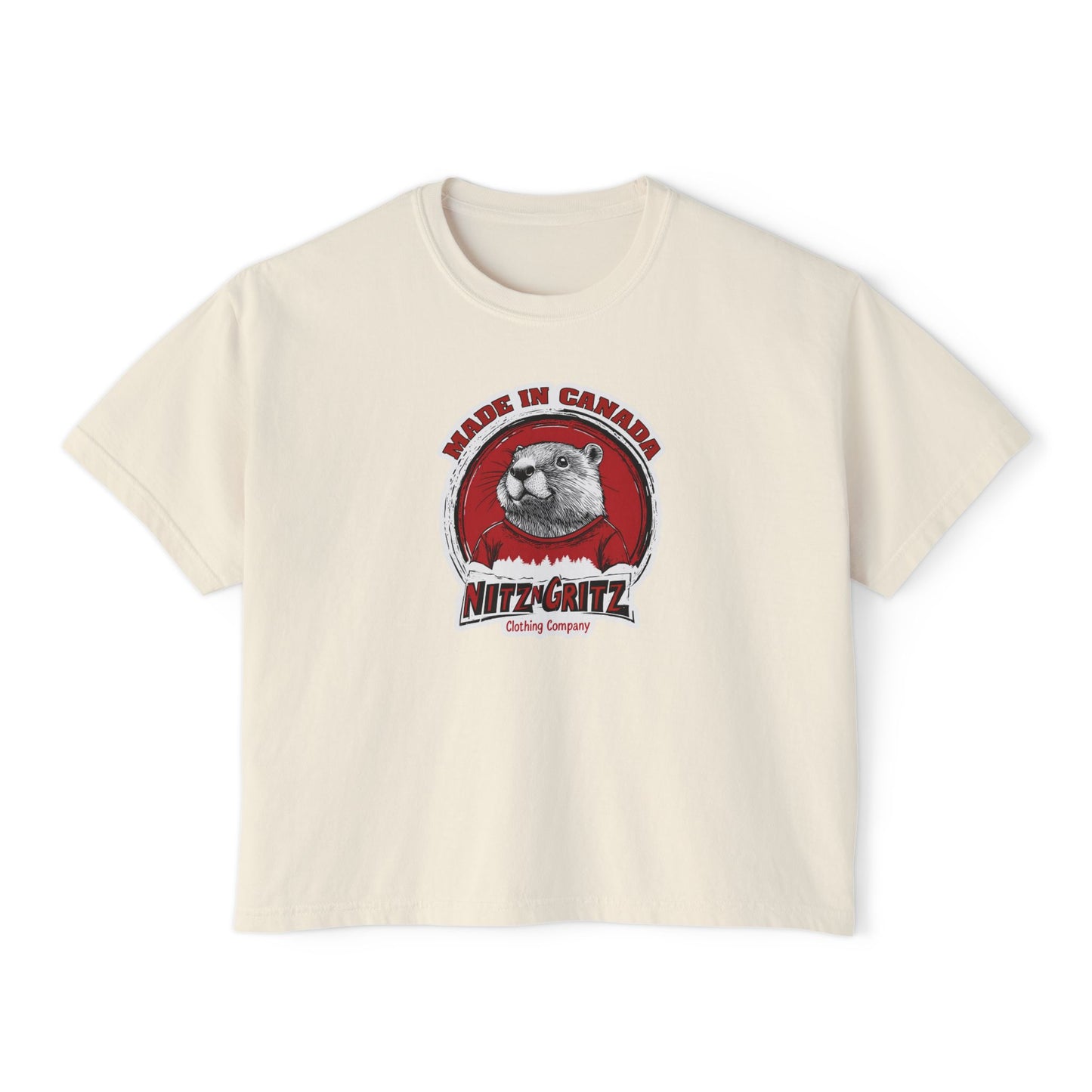 NitznGritz' Made in Canada Women's Boxy Tee