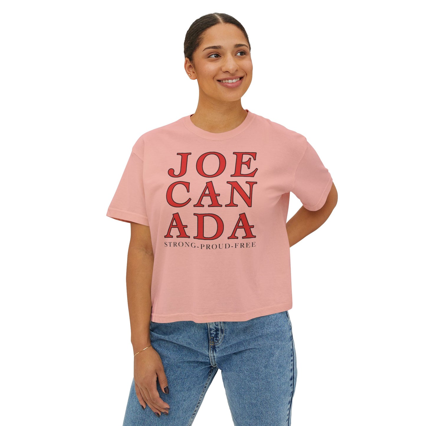 JoeCanada Strong Proud Women's Boxy Tee