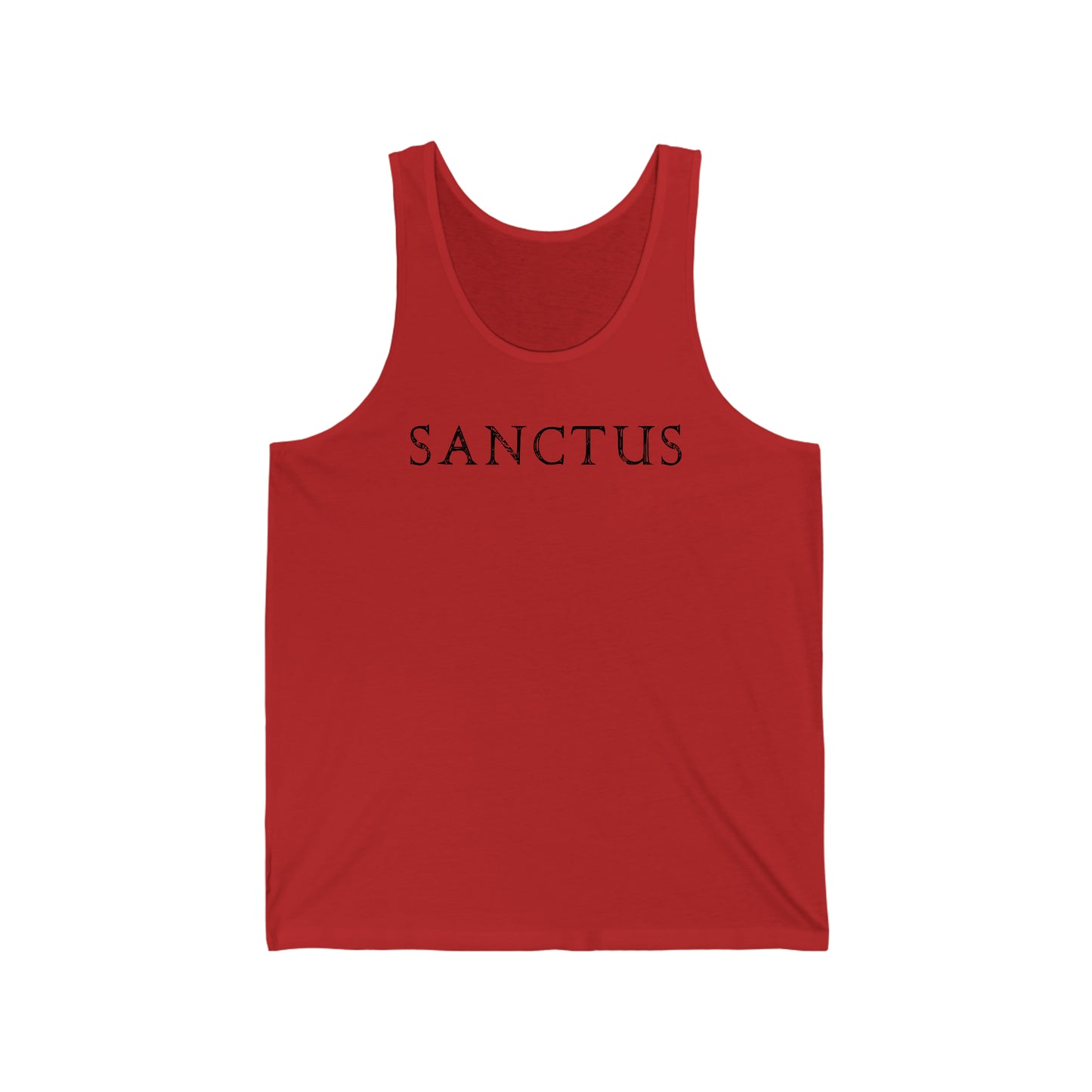 Sanctus...Unisex Jersey Tank