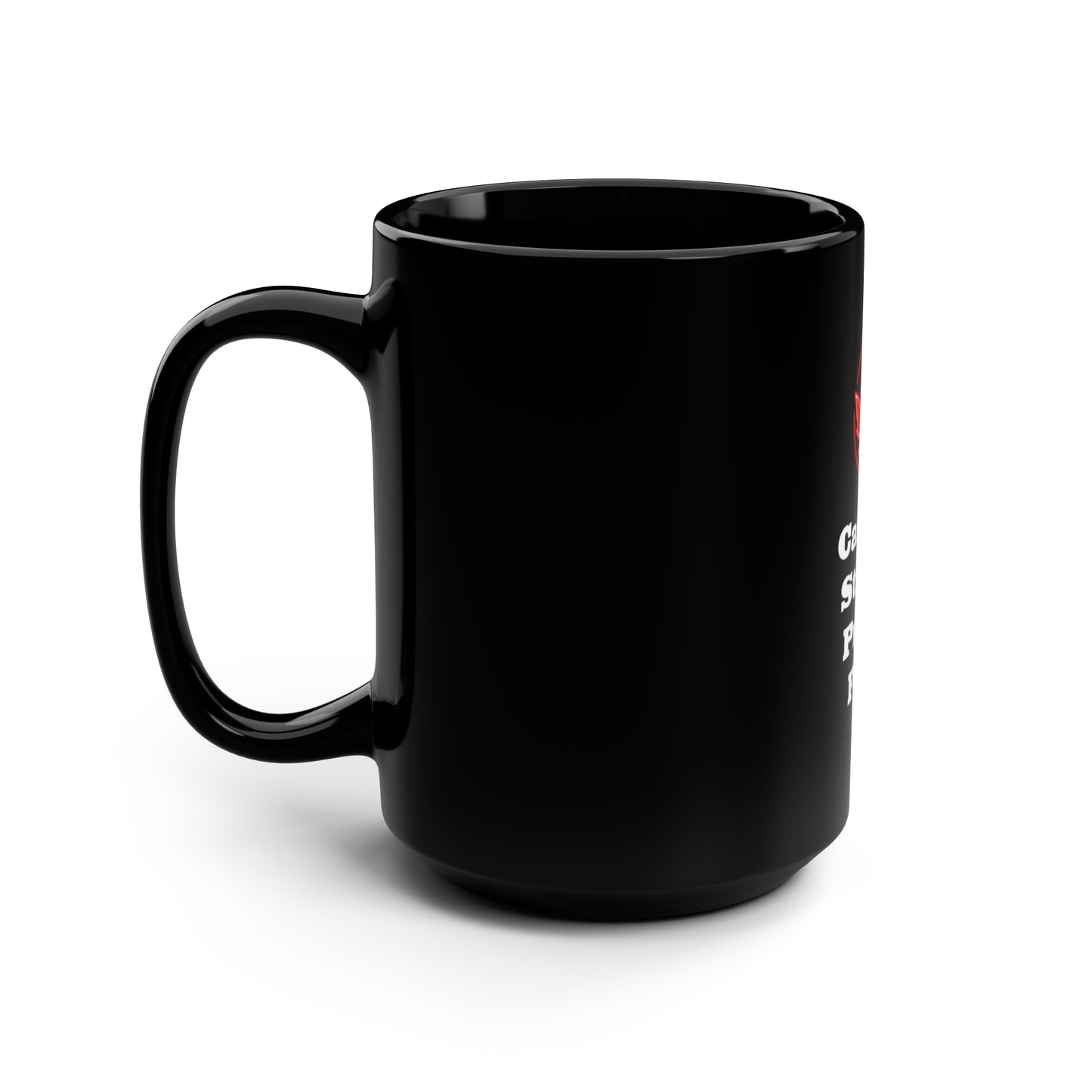 Strong Proud..Black Mug, 15oz