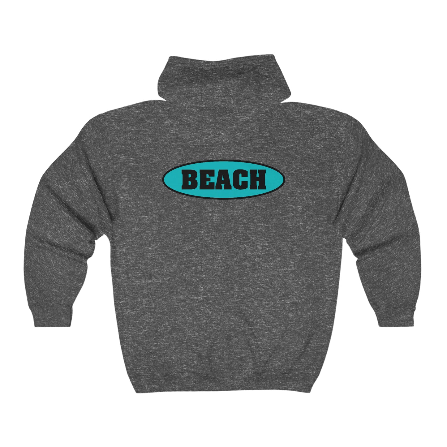 BEACH..Unisex Heavy Blend™ Full Zip Hooded Sweatshirt