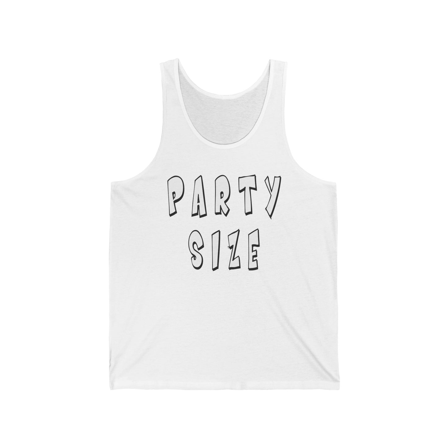 Party Size Unisex Jersey Tank