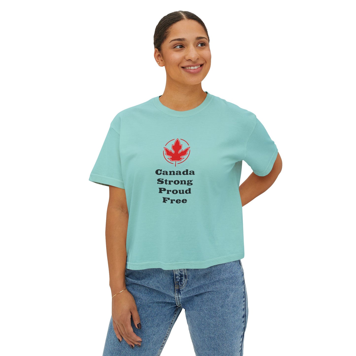 Joe Can Strong Proud Women's Boxy Tee