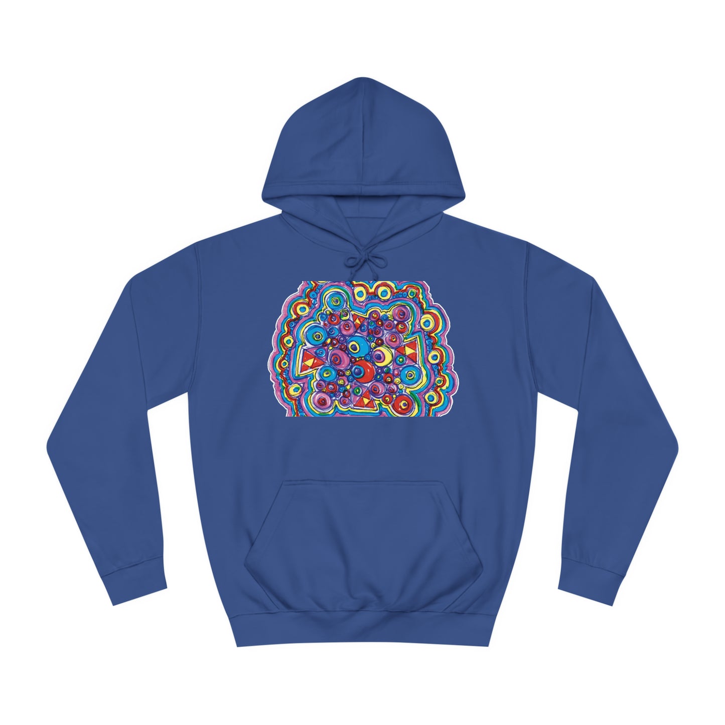 Arty Cloud..Unisex College Hoodie