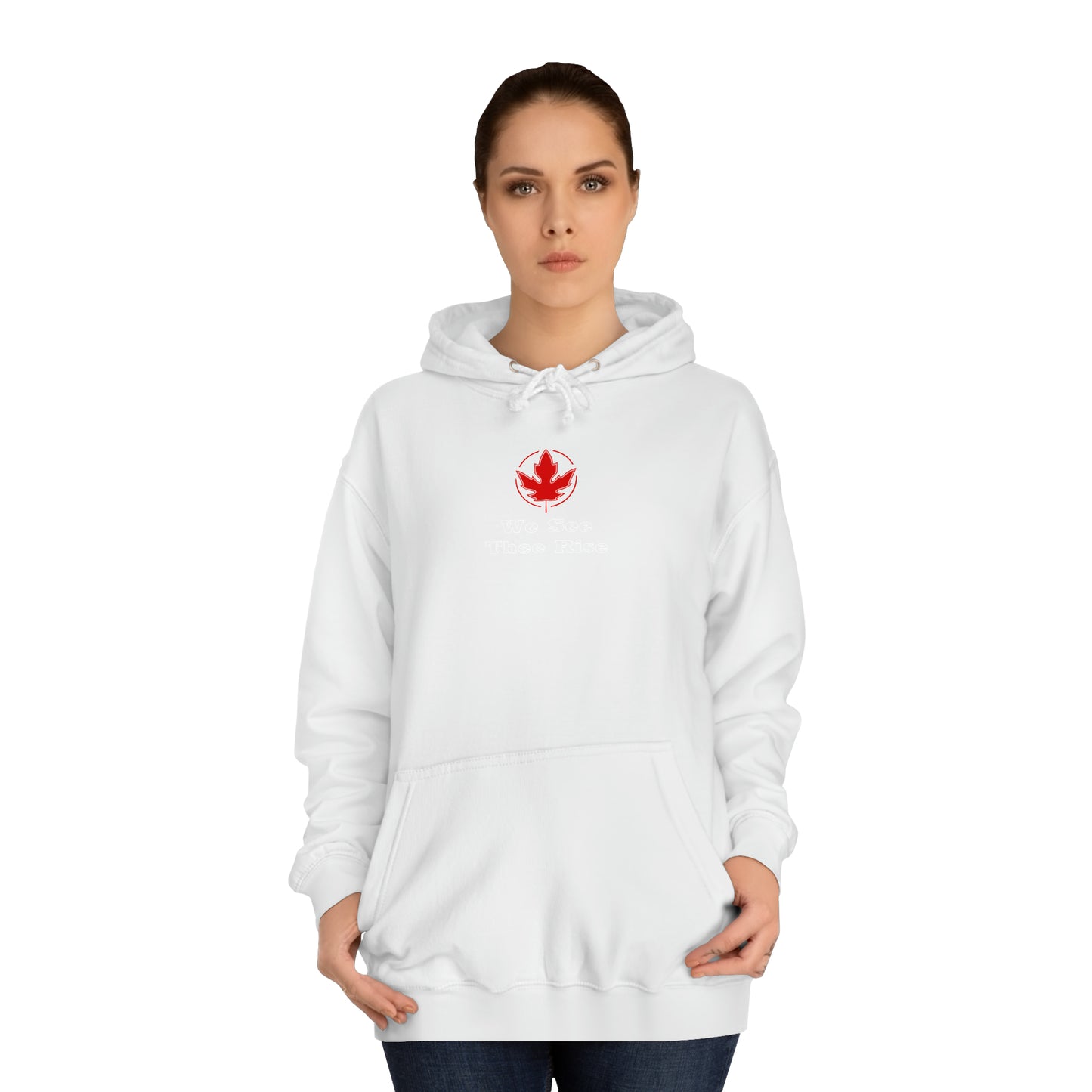 We See..Unisex College Hoodie