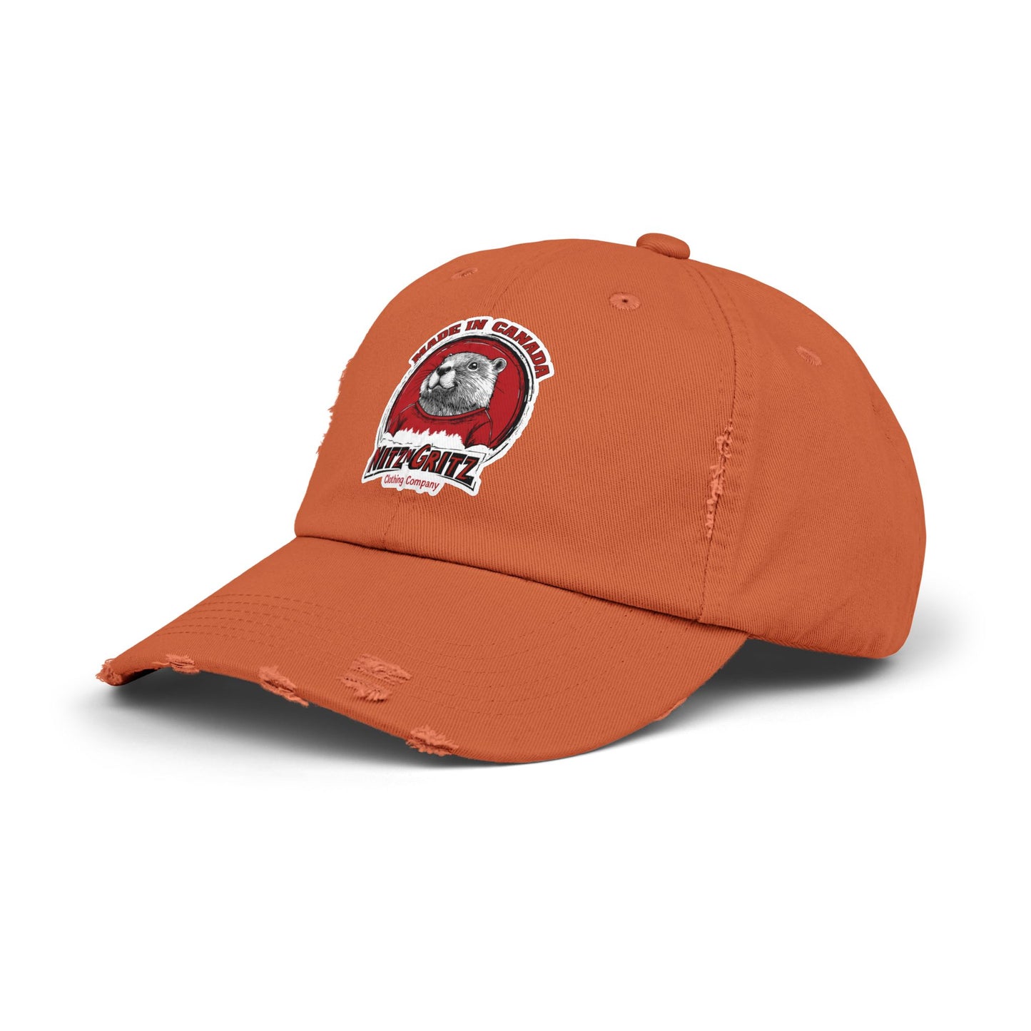 NitznGritz Made in Canada Unisex Distressed Cap