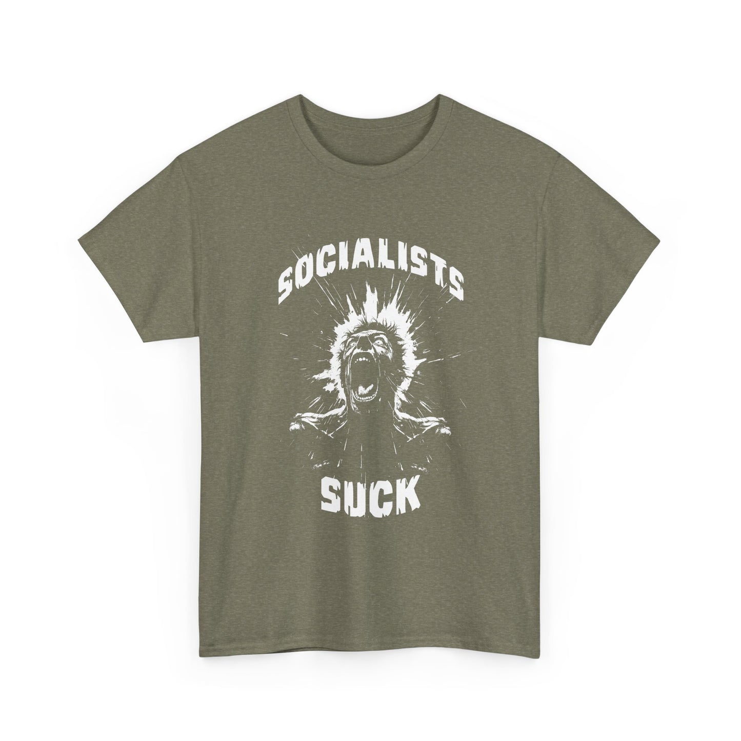 Socialists Suck Unisex Heavy Cotton Tee