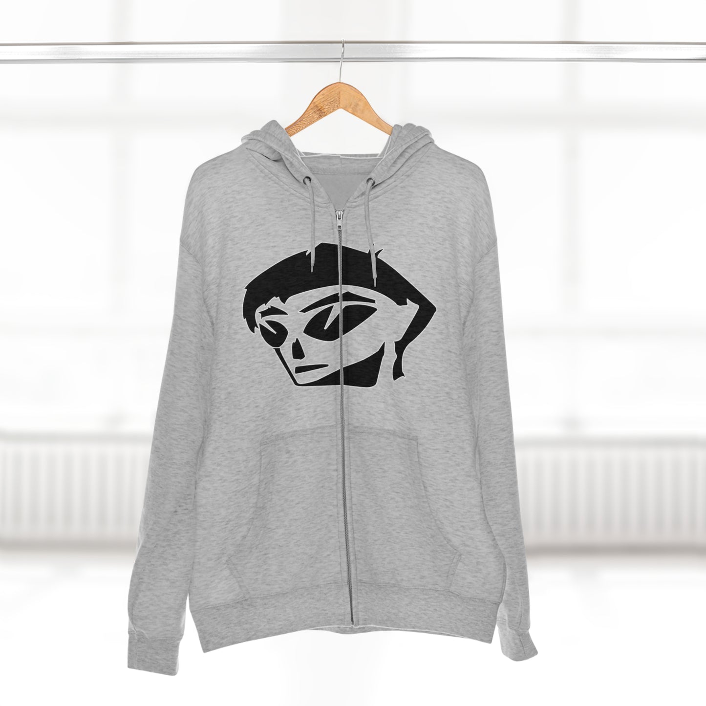 Alien Boy. Unisex Zip Hoodie