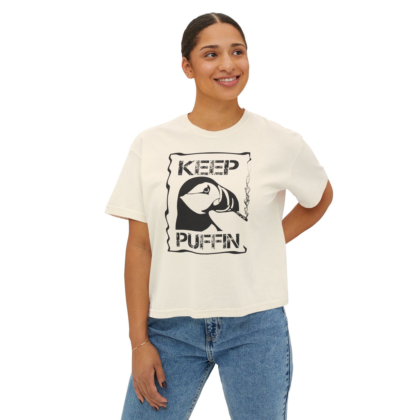 Keep Puffin Women's Boxy Tee