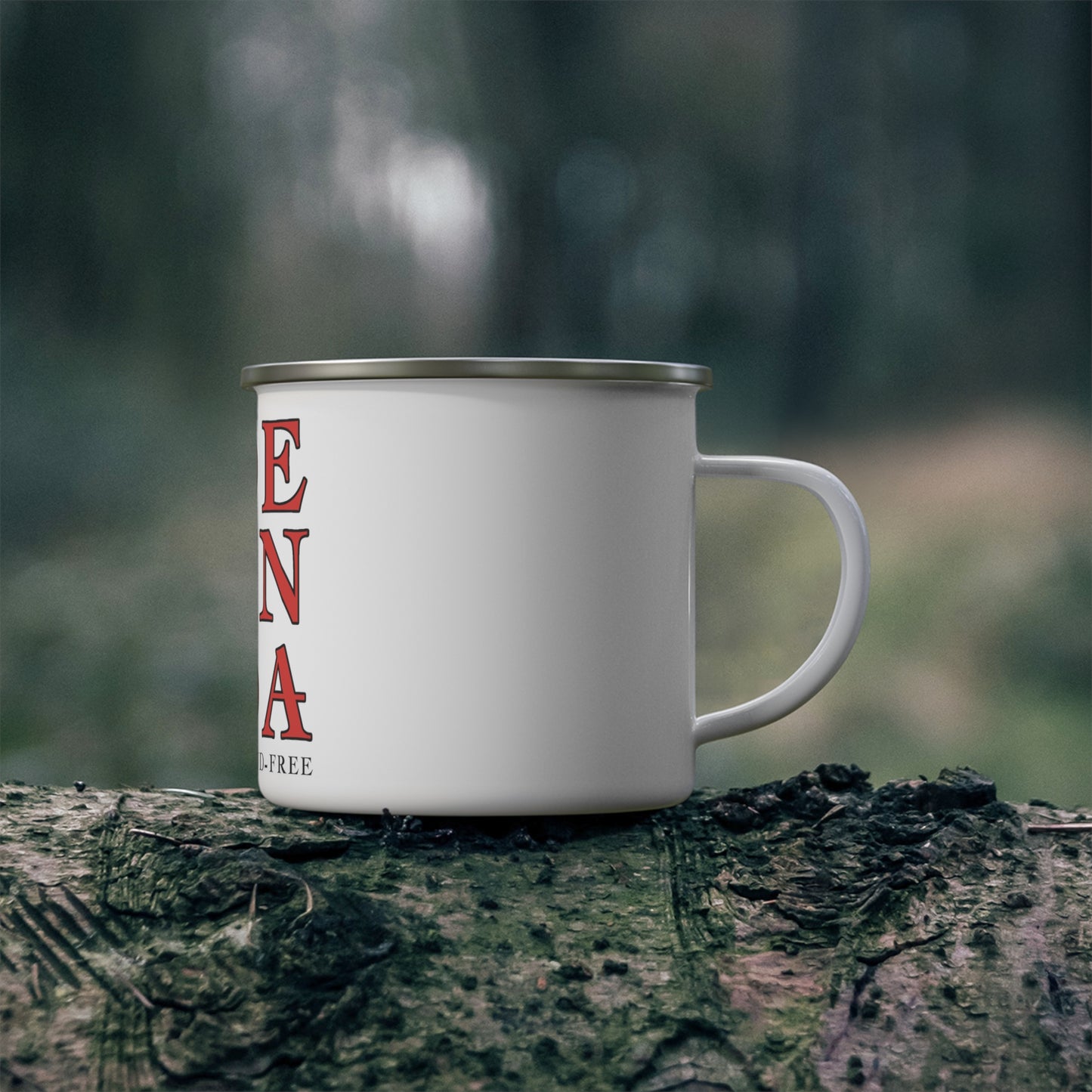 Joe Can..Strong..Enamel Camping Mug