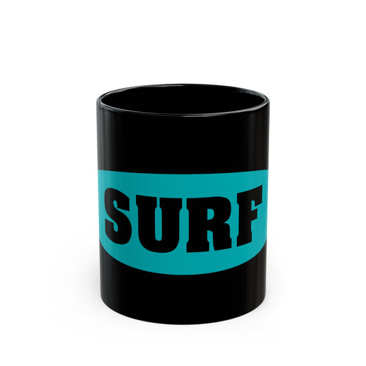Surf Black Mug (11oz, 15oz)