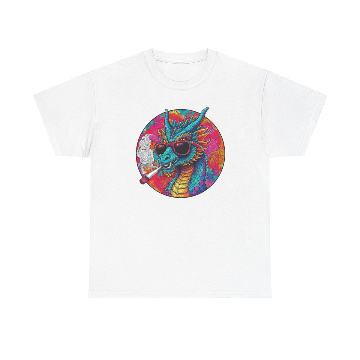 Dragon Puffer Unisex Heavy Cotton Tee
