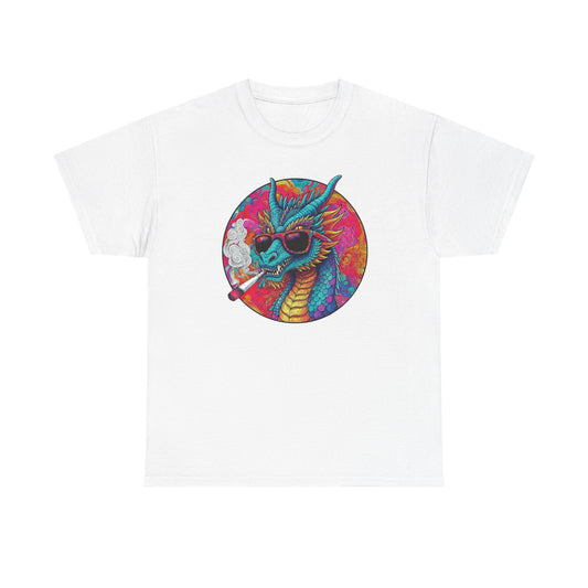 Dragon Puffer Unisex Heavy Cotton Tee