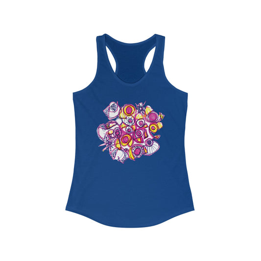 Color Cloud Women's Ideal Racerback Tank