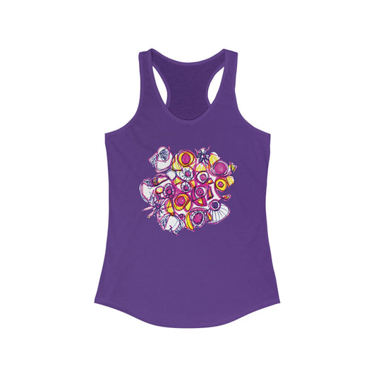 Color Cloud Women's Ideal Racerback Tank