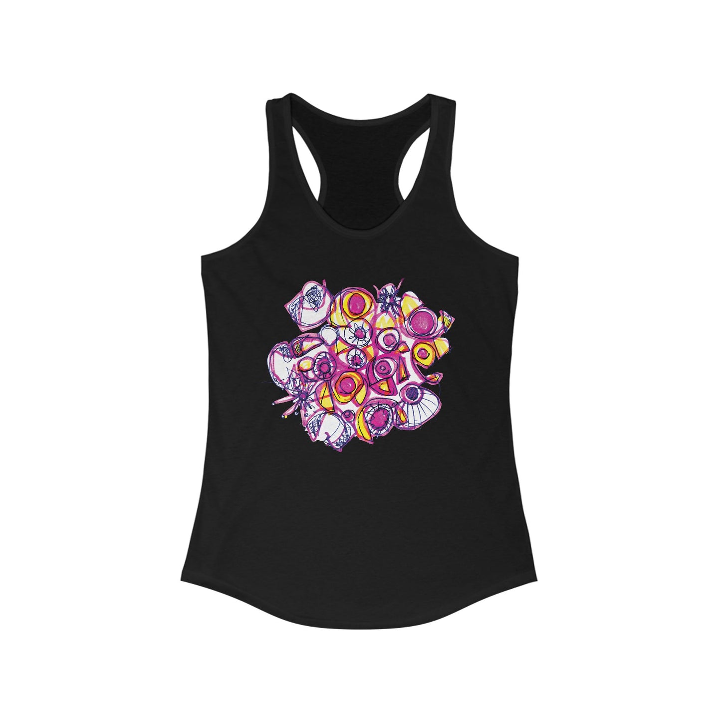 Color Cloud Women's Ideal Racerback Tank