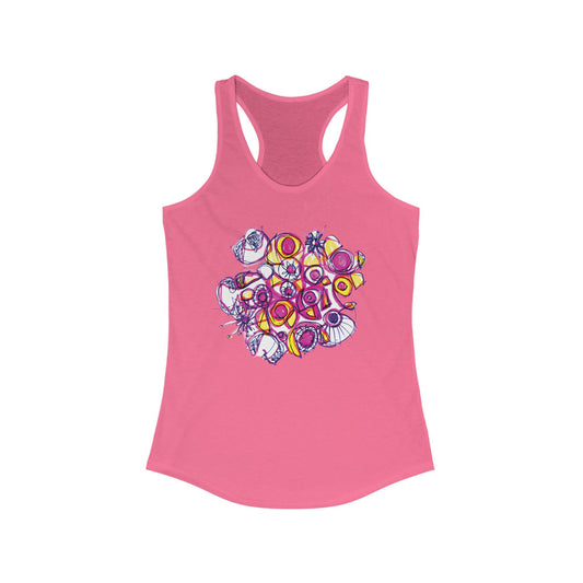 Color Cloud Women's Ideal Racerback Tank