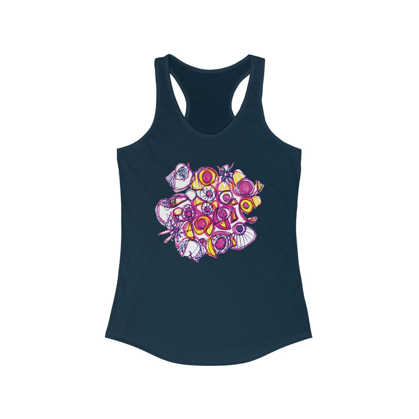 Color Cloud Women's Ideal Racerback Tank