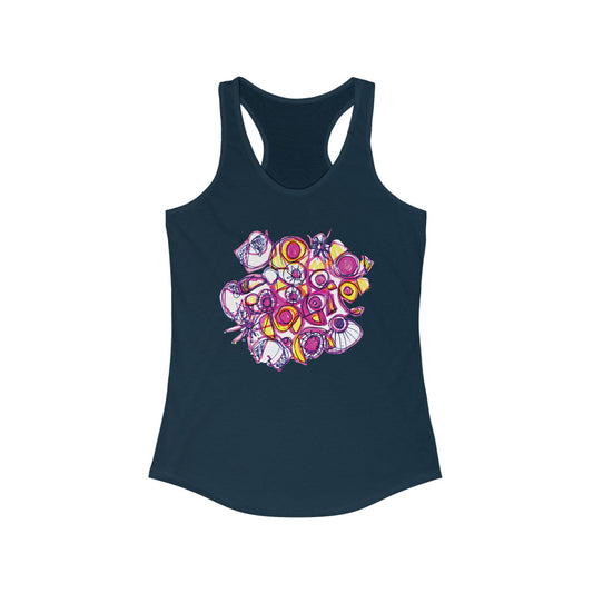 Color Cloud Women's Ideal Racerback Tank