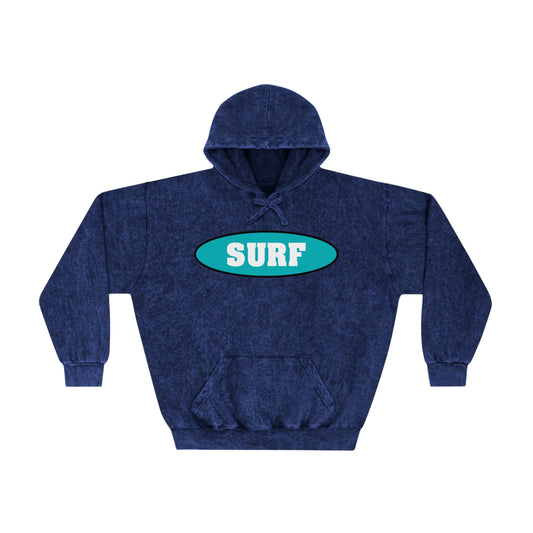 SURF..Unisex Mineral Wash Hoodie