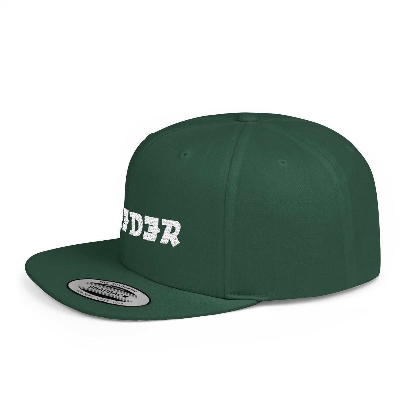 Weeder wear Flat Bill Snapback