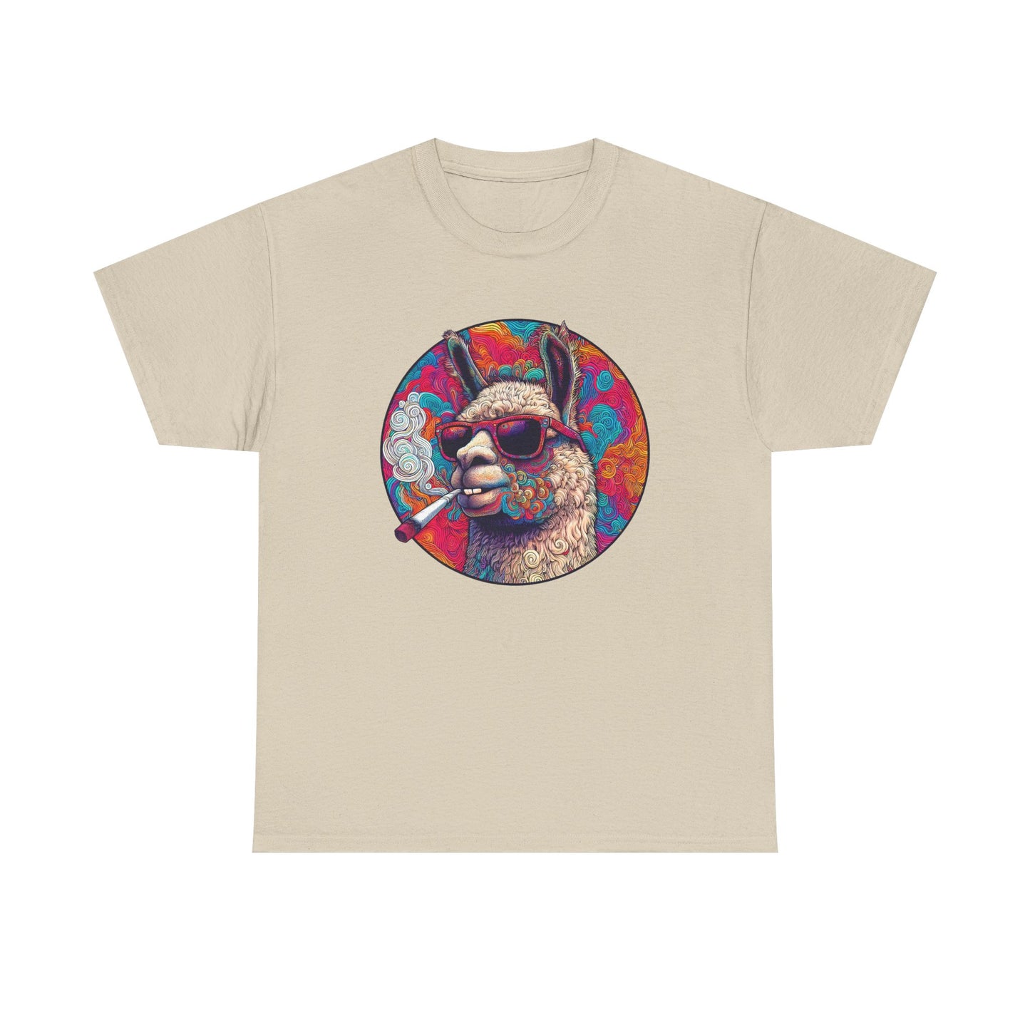 Llama So Happy Unisex Heavy Cotton Tee