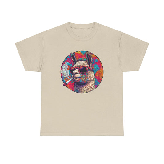 Llama So Happy Unisex Heavy Cotton Tee