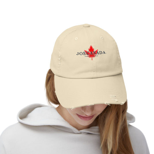 Trademarked JoeCanada Unisex Distressed Cap